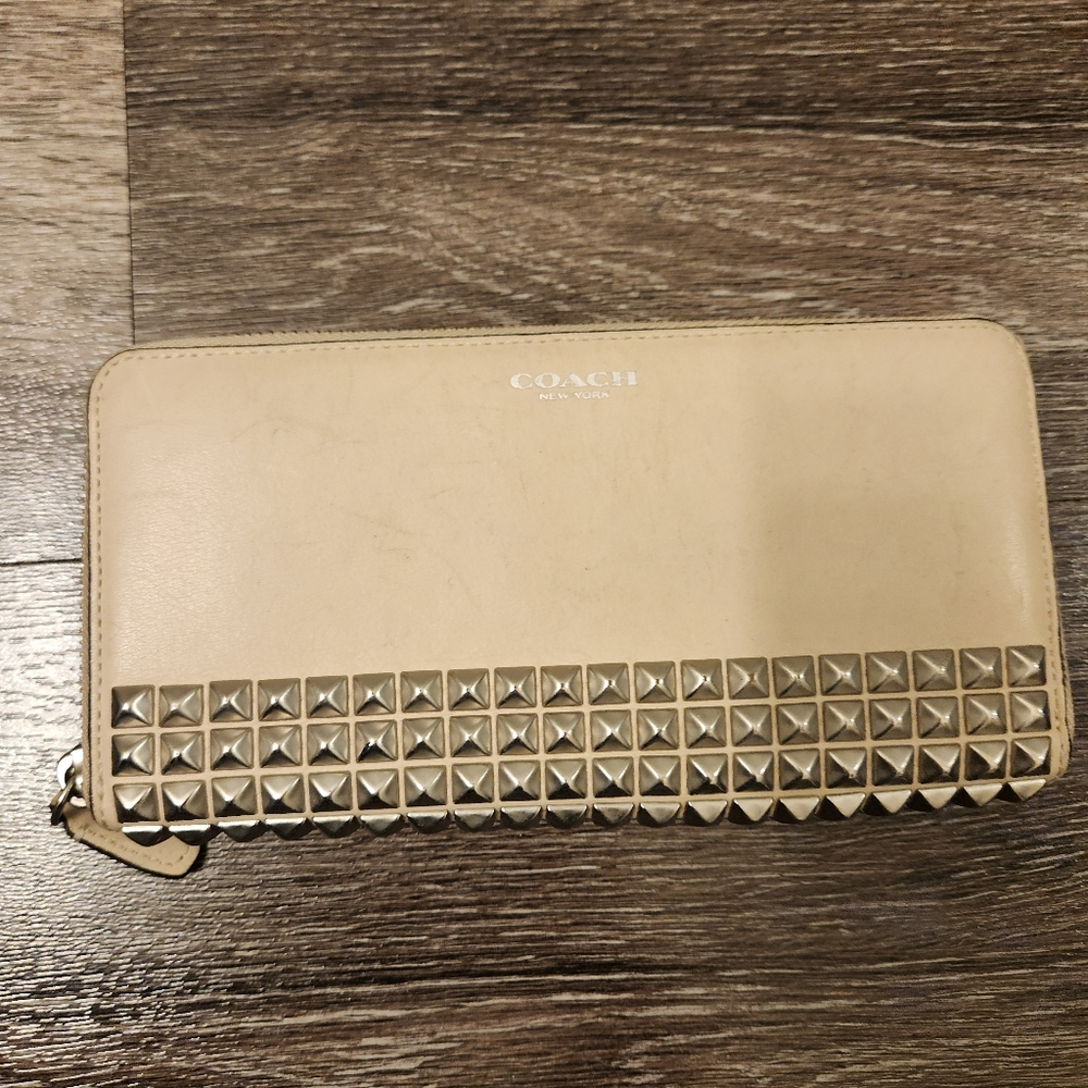Studded Coach Wallet